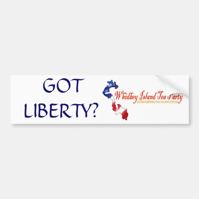 Autocollant De Voiture logo de witp, OBTENU LA LIBERTÉ ? (Devant)