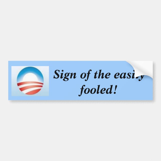Autocollant De Voiture Logo d'Obama (Devant)