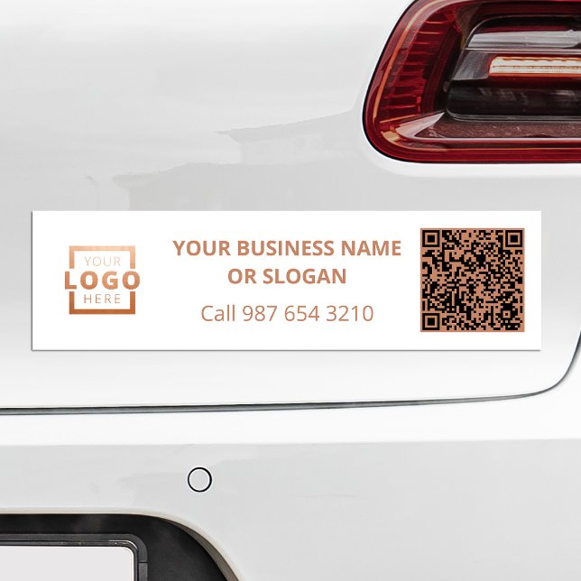 Autocollant De Voiture Logo professionnel personnalisé QR Code promotionn (Créateur téléchargé)
