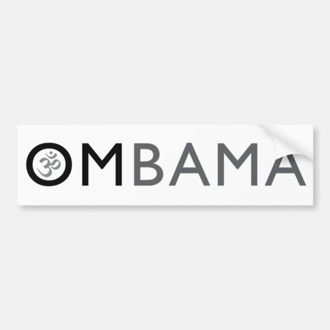 Autocollant De Voiture l'OM obama (Devant)
