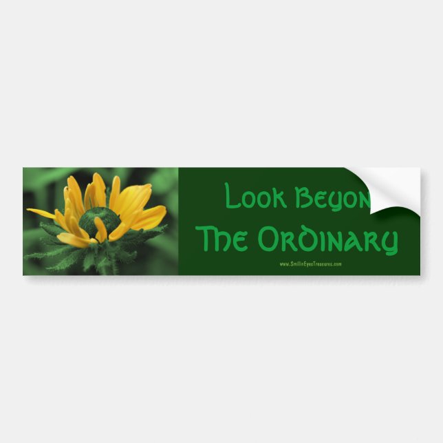 Autocollant De Voiture Look Beyond Inspirationnal Bumper Sticker (Devant)