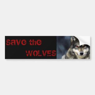 Autocollant De Voiture loup