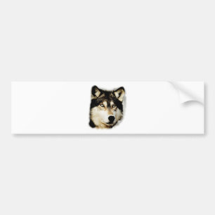 Autocollant De Voiture Loup motivationnel unique