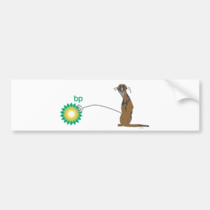 Autocollant De Voiture Loutre fâchée