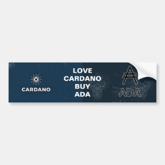Autocollant De Voiture Love Cardano, Acheter ADA
