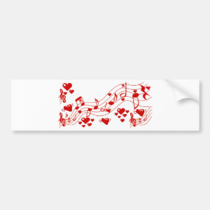 Autocollant De Voiture Love Notes_