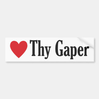 Autocollant De Voiture Love Thaper sticker pare-chocs