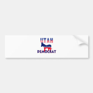 Autocollant De Voiture L'Utah Démocrate