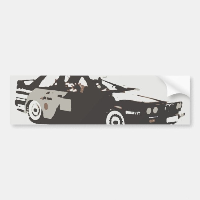 AUTOCOLLANT DE VOITURE M3 E30 (Devant)