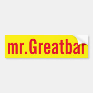Autocollant De Voiture m. Greatbar