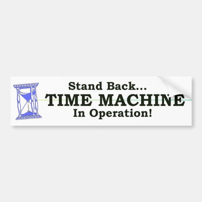 Autocollant De Voiture Machine de temps (Devant)