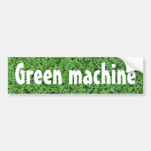 Autocollant De Voiture Machine verte actionnée par biodiesel