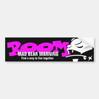 Autocollant De Voiture Mad Bear
