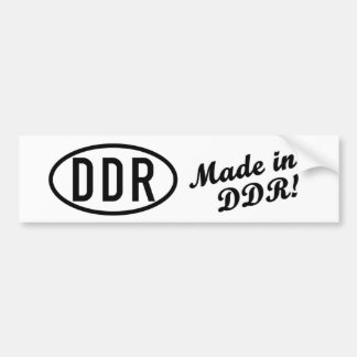 Autocollant De Voiture Made en RDA