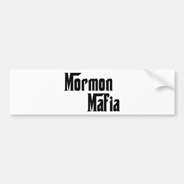 Autocollant De Voiture Mafia mormone (Devant)
