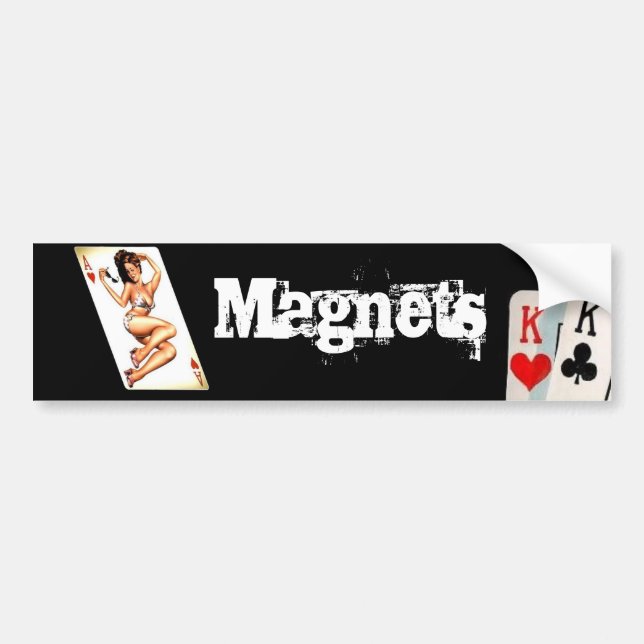 Autocollant De Voiture Magnet d'as (Devant)