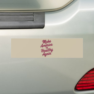 Autocollant De Voiture MAHA Rendre l'Amérique saine à nouveau Patriotique