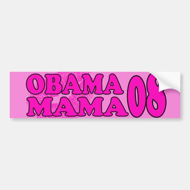Autocollant De Voiture Maman adhésif pour pare-chocs d'Obama (Devant)