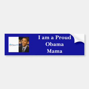 AUTOCOLLANT DE VOITURE MAMAN ADHÉSIF POUR PARE-CHOCS D'OBAMA