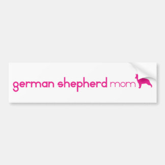 Autocollant De Voiture Maman de berger allemand