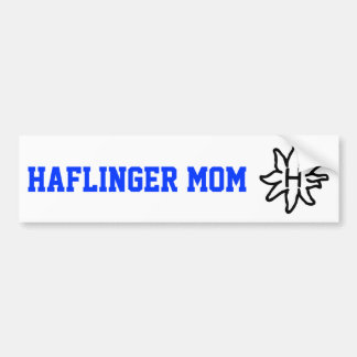 Autocollant De Voiture Maman de Haflinger - adhésif pour pare-chocs