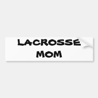 AUTOCOLLANT DE VOITURE MAMAN DE LACROSSE