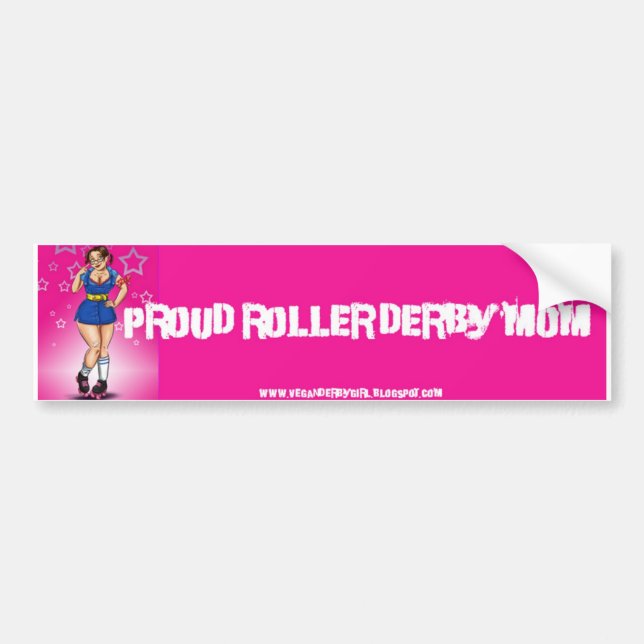 Autocollant De Voiture Maman fière de Derby (Devant)