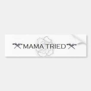 Autocollant De Voiture Maman Tried