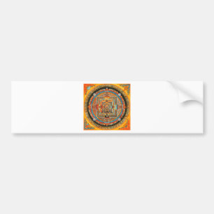 AUTOCOLLANT DE VOITURE MANDALA ÉSOTÉRIQUE III DE KALACHAKRA
