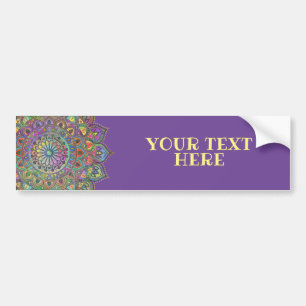 Autocollant De Voiture Mandala Inde Style 1
