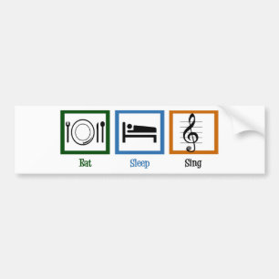 Autocollant De Voiture Mangez le sommeil