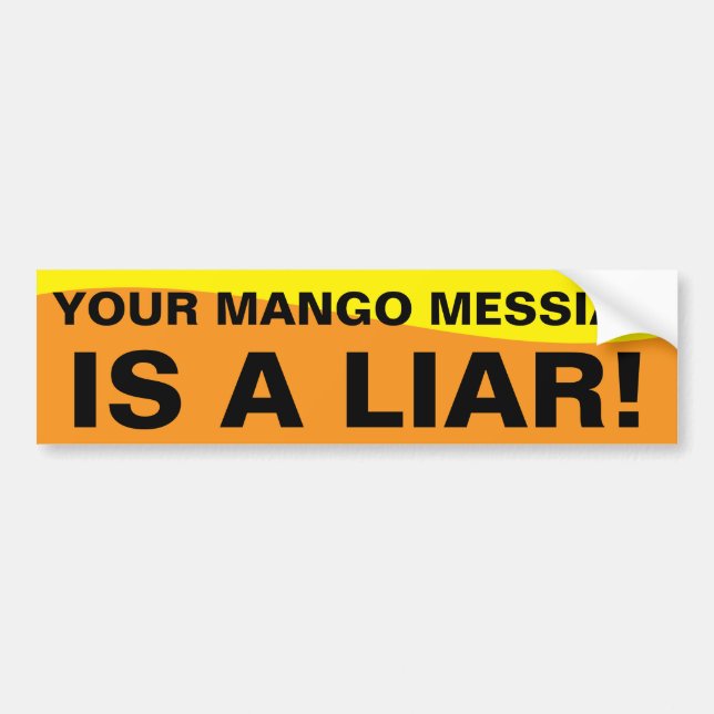 AUTOCOLLANT DE VOITURE MANGO MESSIAH (Devant)