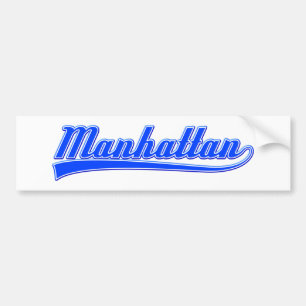 Autocollant De Voiture Manhattan avec lave