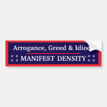 Manifest Density Bumper Sticker