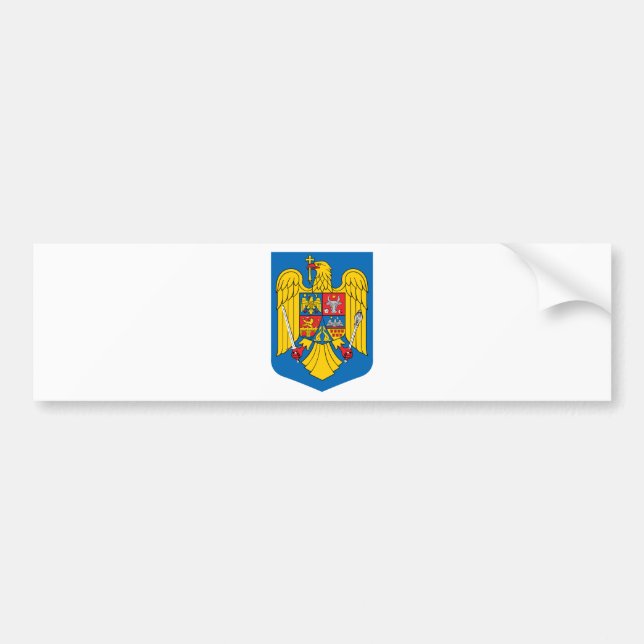 Autocollant De Voiture Manteau de la Roumanie des bras (Devant)