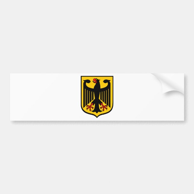 Autocollant De Voiture Manteau des bras de l'Allemagne (Devant)