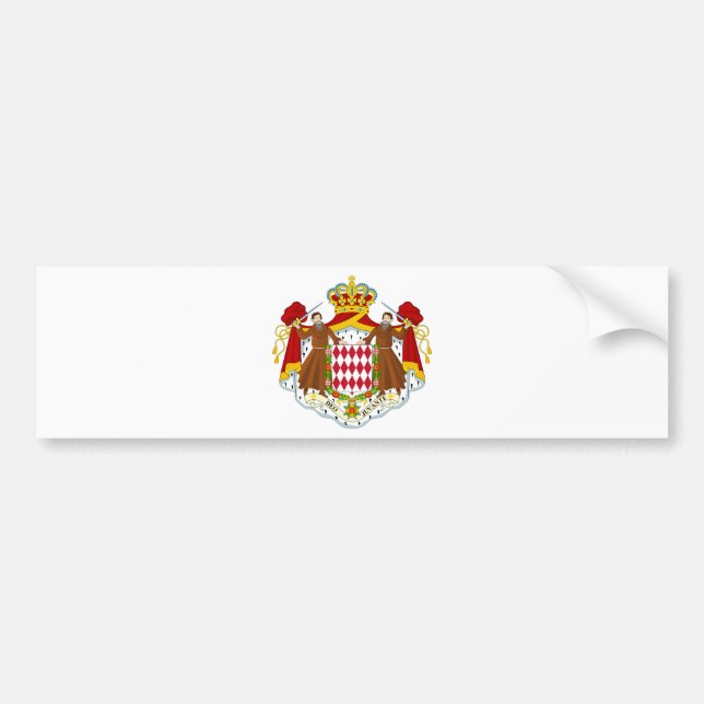 Autocollant De Voiture Manteau du Monaco des bras (Devant)