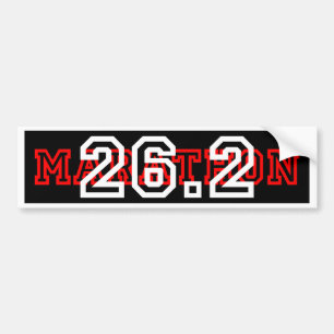 Autocollant De Voiture Marathon du cool 26,2