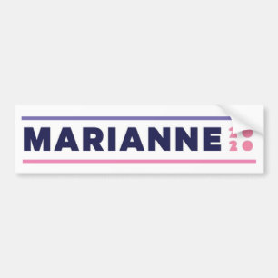 Autocollant De Voiture Marianne 2020