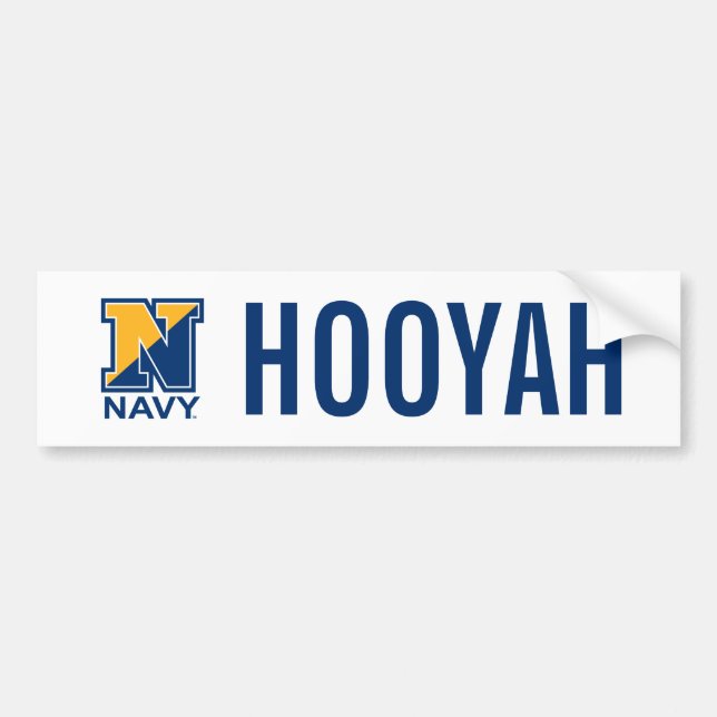 Autocollant De Voiture Marine américaine | Marine initiale N (Devant)