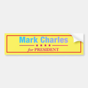 Autocollant De Voiture Mark Charles, Président