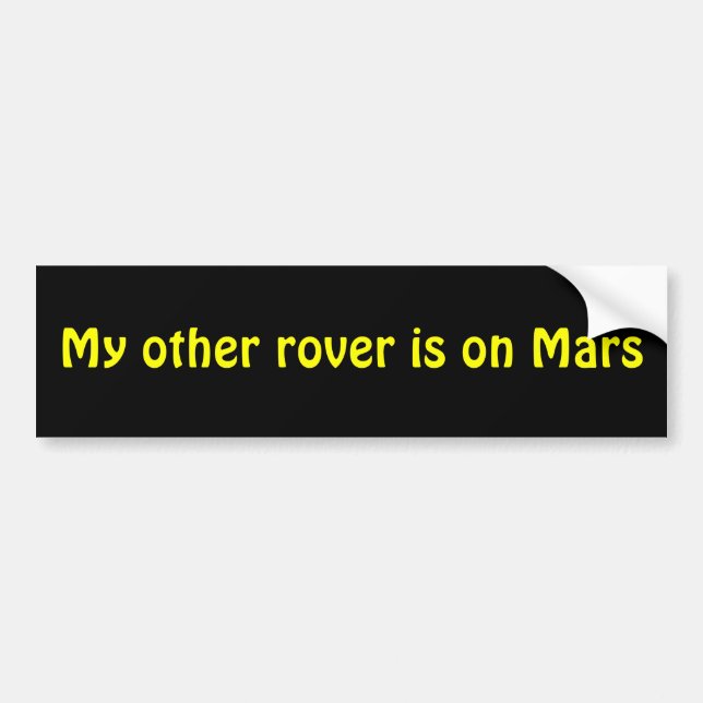 Autocollant De Voiture Mars Rover (Devant)