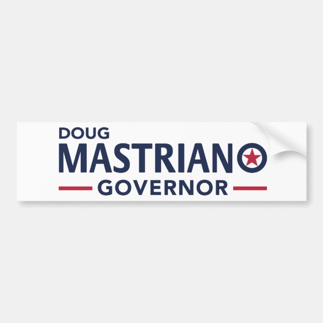 Autocollant De Voiture Mastriano pour Sticker pare-chocs du gouverneur -  (Devant)