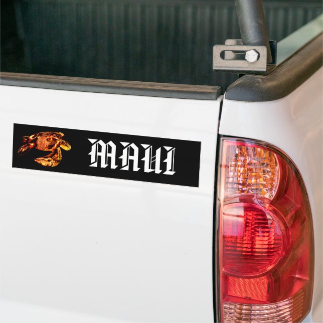 Autocollant De Voiture MAUI - Tribal Honu Lava (Sur camion)