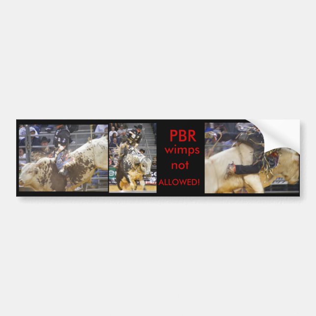 Autocollant De Voiture Mauviettes de PBR NON PERMISES ! Adhésif pour (Devant)