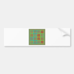 Autocollant De Voiture Mayan ethnic tribal pattern.jpg