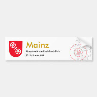 Autocollant De Voiture Mayence 1