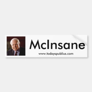 Autocollant De Voiture McInsane - John McCain