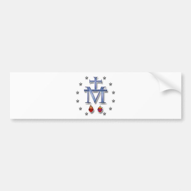 Autocollant De Voiture Médaille miraculeuse (Devant)