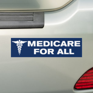Autocollant De Voiture Medicare For All Universal Healthcare